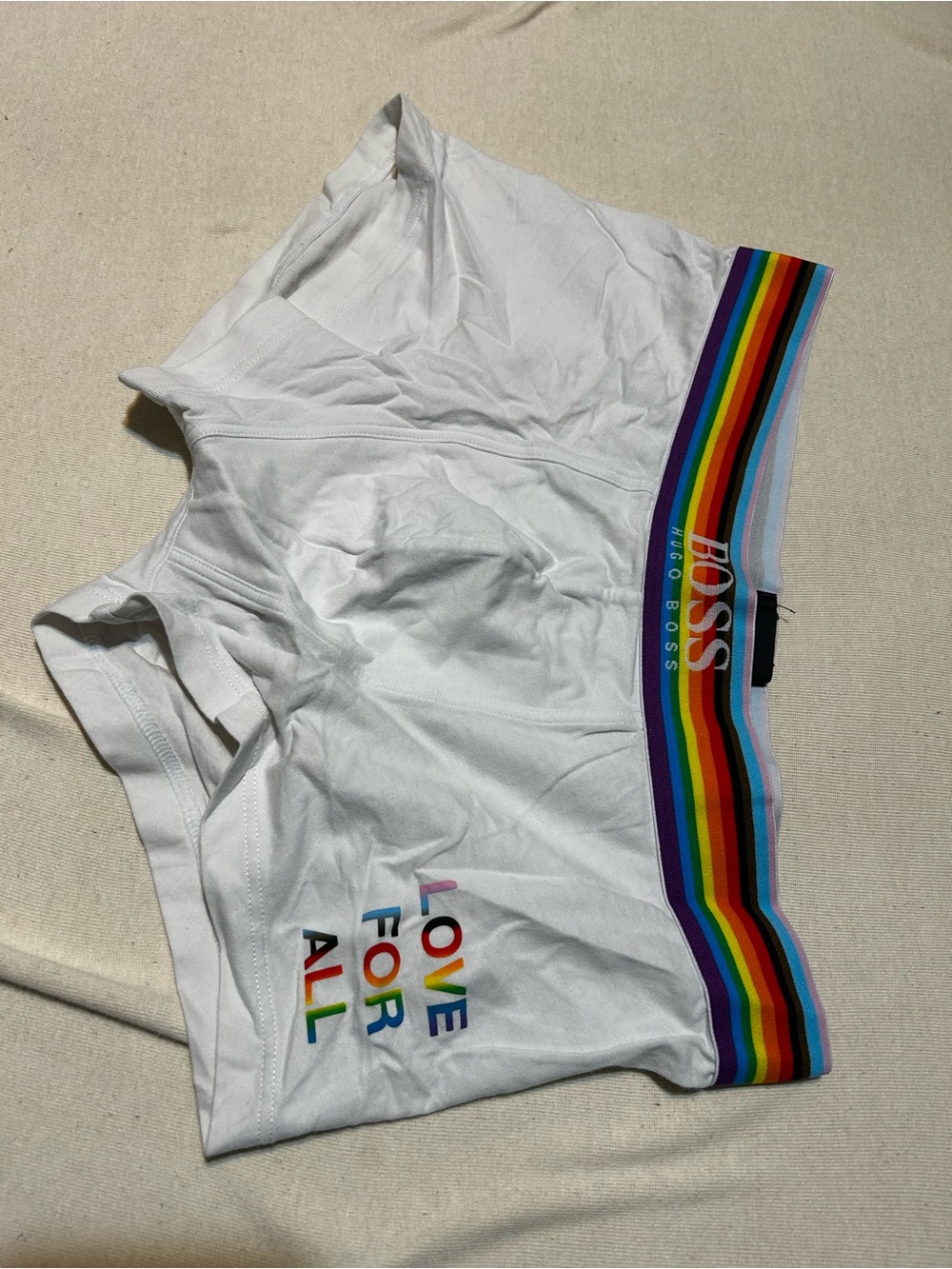 Hugo Boss Boxer Briefs with Rainbow Waistband